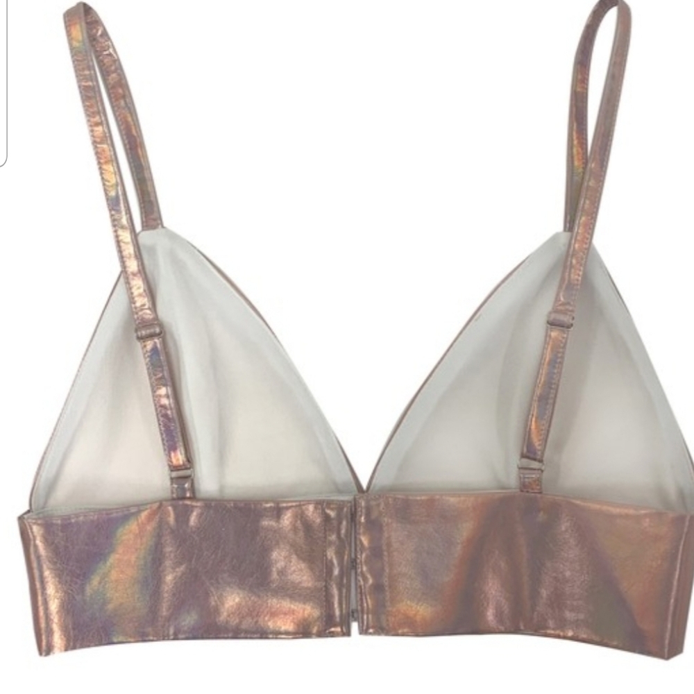 💚💚💚Metallic Bra top - Picture 2 of 3